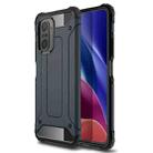 For Xiaomi Redmi K40 / K40 Pro Magic Armor TPU + PC Combination Case(Navy Blue) - 1