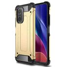 For Xiaomi Redmi K40 / K40 Pro Magic Armor TPU + PC Combination Case(Gold) - 1