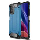 For Xiaomi Redmi K40 / K40 Pro Magic Armor TPU + PC Combination Case(Blue) - 1