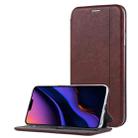 For iPhone 11 Pro Max Business Style Horizontal Flip Leather Case, with Holder & Card Slots(Dark Brown) - 1