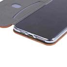 For iPhone 11 Pro Max Business Style Horizontal Flip Leather Case, with Holder & Card Slots(Dark Brown) - 7