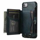 Crazy Horse Texture PU + TPU Shockproof Back Cover Case with Card Slots & Holder & Wallet & Crossbody Strap For iPhone 6 & 6s & 7 & 8(Navy Blue) - 1