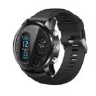 T3 Pro 0.96 inch IPS Screen IP67 Waterproof Dual Dial Smart Watch, Support Blood Oxygen Monitoring / Sleep Monitoring / Heart Rate Monitoring(Black) - 1