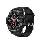 T6 1.28 inch IPS Screen IP67 Waterproof Shockproof Dust-proof Smart Watch, Support Blood Oxygen Monitoring / Sleep Monitoring / Heart Rate Monitoring(Black) - 1