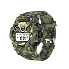 T6 1.28 inch IPS Screen IP67 Waterproof Shockproof Dust-proof Smart Watch, Support Blood Oxygen Monitoring / Sleep Monitoring / Heart Rate Monitoring(Camouflage Green) - 1