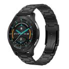 W68 1.54 inch Touch Screen IP67 Waterproof Smart Bracelet, Support Blood Oxygen Monitoring / Bluetooth Call / Heart Rate Monitoring, Style: Steel Strap(Black) - 1