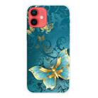 For iPhone 12 mini Shockproof Painted Transparent TPU Protective Case (Kingdee) - 1