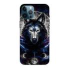 For iPhone 12 Pro Max Shockproof Painted Transparent TPU Protective Case(Magic Wolf) - 1