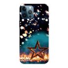 For iPhone 12 Pro Max Shockproof Painted Transparent TPU Protective Case(Night View Stars) - 1