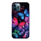 For iPhone 12 Pro Max Shockproof Painted Transparent TPU Protective Case(Bubble Butterflies) - 1