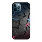 For iPhone 12 Pro Max Shockproof Painted Transparent TPU Protective Case(Building blocks Starry Sky) - 1