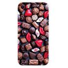 For iPhone SE 2022 / SE 2020 Shockproof Painted Transparent TPU Protective Case(Love Chocolate) - 1