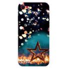 For iPhone SE 2022 / SE 2020 Shockproof Painted Transparent TPU Protective Case(Night View Stars) - 1