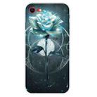 For iPhone SE 2022 / SE 2020 Shockproof Painted Transparent TPU Protective Case(Magic Rose) - 1