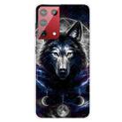 For OnePlus 9 Shockproof Painted Transparent TPU Protective Case(Magic Wolf) - 1