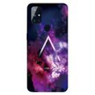 For OnePlus Nord N10 5G Shockproof Painted Transparent TPU Protective Case(Triangle Starry Sky) - 1