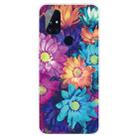 For OnePlus Nord N100 Shockproof Painted Transparent TPU Protective Case(Color Chrysanthemum) - 1