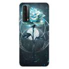 For Huawei P Smart 2021 Shockproof Painted Transparent TPU Protective Case(Magic Rose) - 1