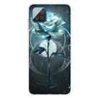 For Samsung Galaxy A12 Shockproof Painted Transparent TPU Protective Case(Magic Rose) - 1