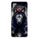For Samsung Galaxy A21s Shockproof Painted Transparent TPU Protective Case(Magic Wolf) - 1