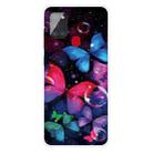 For Samsung Galaxy A21s Shockproof Painted Transparent TPU Protective Case(Bubble Butterflies) - 1