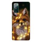 For Samsung Galaxy S20 FE Shockproof Painted Transparent TPU Protective Case(Bulb Fox) - 1