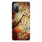 For Samsung Galaxy S20 FE Shockproof Painted Transparent TPU Protective Case(Oil Painting Magnolia) - 1
