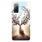 For Samsung Galaxy S20 FE Shockproof Painted Transparent TPU Protective Case(Dream Deer) - 1