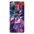 For Samsung Galaxy S20 FE Shockproof Painted Transparent TPU Protective Case(Color Building Blocks) - 1