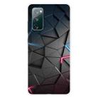 For Samsung Galaxy S20 FE Shockproof Painted Transparent TPU Protective Case(Building blocks Starry Sky) - 1