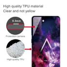 For Samsung Galaxy S21 5G Shockproof Painted Transparent TPU Protective Case(Triangle Starry Sky) - 4