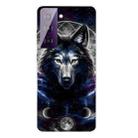 For Samsung Galaxy S21+ 5G Shockproof Painted Transparent TPU Protective Case(Magic Wolf) - 1