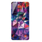 For Samsung Galaxy S21+ 5G Shockproof Painted Transparent TPU Protective Case(Color Building Blocks) - 1