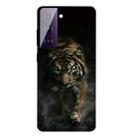 For Samsung Galaxy S21+ 5G Shockproof Painted Transparent TPU Protective Case(Chinese Tiger) - 1