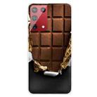 For Samsung Galaxy S21 Ultra 5G Shockproof Painted Transparent TPU Protective Case(Chocolate) - 1