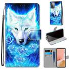 For Samsung Galaxy A72 5G / 4G Coloured Drawing Cross Texture Horizontal Flip PU Leather Case with Holder & Card Slots & Wallet & Lanyard(Dick Rose Wolf) - 1