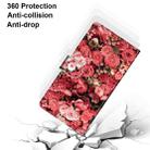 For Huawei Mate 40 Pro Coloured Drawing Cross Texture Horizontal Flip PU Leather Case with Holder & Card Slots & Wallet & Lanyard(Pink Rose Garden) - 5