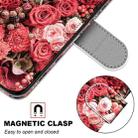 For Huawei Mate 40 Pro Coloured Drawing Cross Texture Horizontal Flip PU Leather Case with Holder & Card Slots & Wallet & Lanyard(Pink Rose Garden) - 9