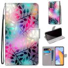 For Honor 10X Lite Coloured Drawing Cross Texture Horizontal Flip PU Leather Case with Holder & Card Slots & Wallet & Lanyard(Translucent Glass) - 1