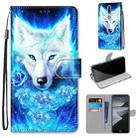 For Nokia 2.4 Coloured Drawing Cross Texture Horizontal Flip PU Leather Case with Holder & Card Slots & Wallet & Lanyard(Dick Rose Wolf) - 1