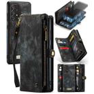 For Samsung Galaxy A72 5G / 4G CaseMe-008 Detachable Multifunctional Flip Leather Phone Case(Black) - 1