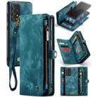 For Samsung Galaxy A72 5G / 4G CaseMe-008 Detachable Multifunctional Flip Leather Phone Case(Blue) - 1