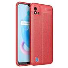 For OPPO Realme C20 Litchi Texture TPU Shockproof Case(Red) - 1