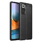 For Xiaomi Redmi Note 10 Pro / Note 10 Pro Max Litchi Texture TPU Shockproof Case(Black) - 1