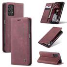 For Samsung Galaxy A32 5G CaseMe 013 Multifunctional Horizontal Flip Leather Case with Holder & Card Slot & Wallet(Wine Red) - 1