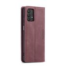 For Samsung Galaxy A32 5G CaseMe 013 Multifunctional Horizontal Flip Leather Case with Holder & Card Slot & Wallet(Wine Red) - 3