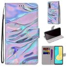 For LG Stylo 7 5G Coloured Drawing Cross Texture Horizontal Flip PU Leather Case with Holder & Card Slots & Wallet & Lanyard(Fluorescent Water Texture) - 1