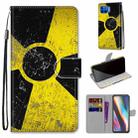 For Motorola Moto G 5G Plus Coloured Drawing Cross Texture Horizontal Flip PU Leather Case with Holder & Card Slots & Wallet & Lanyard(Yellow Black Logo) - 1