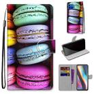 For Motorola Moto G 5G Plus Coloured Drawing Cross Texture Horizontal Flip PU Leather Case with Holder & Card Slots & Wallet & Lanyard(Colorful Cakes) - 1