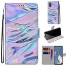 For OPPO A52 / A92 / A72 Coloured Drawing Cross Texture Horizontal Flip PU Leather Case with Holder & Card Slots & Wallet & Lanyard(Fluorescent Water Texture) - 1